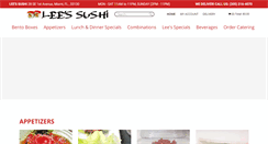 Desktop Screenshot of leesushimiami.com